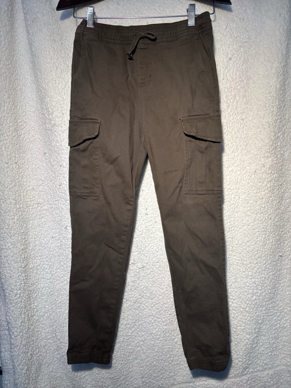 RSQ Boy’s Brown Cargo Pants with Drawstring Waist